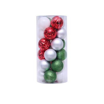 

24Pcs Christmas Tree Balls Hanger Baubles Xmas Tree Hanging Ornament Gifts Decor