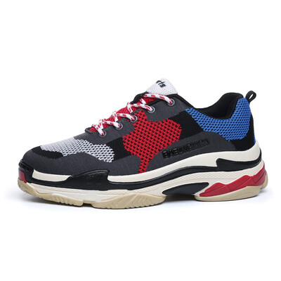 

Tide shoes male Korean version of the trend of wild casual sports old white shoes summer breathable mens shoes