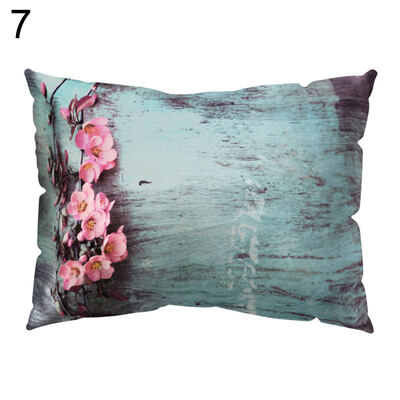 

Vintage Flower Printed Throw Pillow Protector Case Cushion Cover Bedding Article