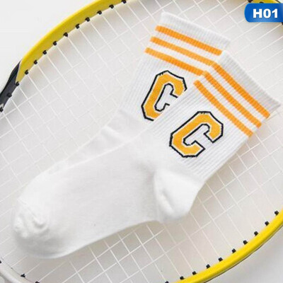 

Letter Socks Gym Socks Casual College Style Skateboard Sock Multiclour
