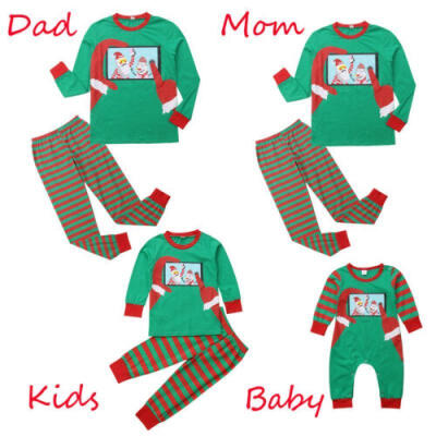 

Family Matching Christmas Pajamas 2pcs PJs Xmas Sleepwear Nightwear Pyjamas Set