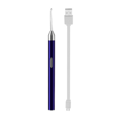 

USB Rechargeable Flashlight Earpick Ear Wax Cleaner Baby Earwax Remover Luminous Ear Curette Light Spoon Cleaning Tool For Kids