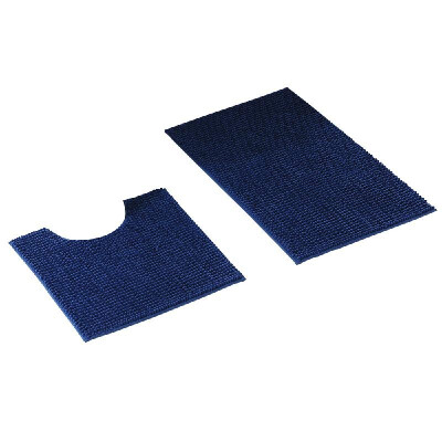 

Bath Mat Toilet Rug Soft Chenille Floor Rug Non Slip Water Absorbent Door Mat Machine-Washable Bathroom Bedroom Kitchen Rug Carpet