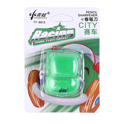 

Toponeto Car Shape Plastic Pencil Sharpener Cartoon Student Mini Portable Pencil Pen