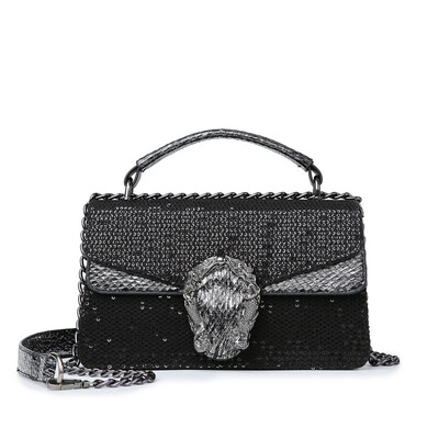 

Small bag female new Korean version of the retro small square bag fashion wild chain shoulder Messenger bag
