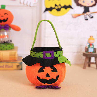 

Halloween Decoration Props Toys Dress Up Accessories Children&39S Portable Pumpkin Bag Gift Bag Candy Bag