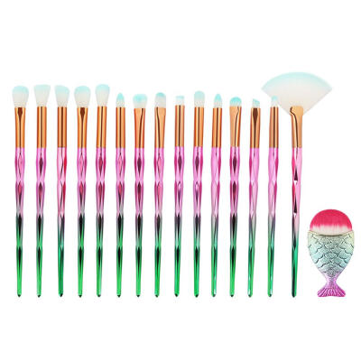 

Portable 16pcs Cosmetic Brushes Kits Face Eye Pens Beauty Makeup Tools Set