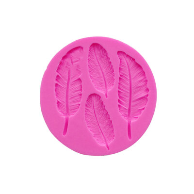 

3D Birds Feathers Chocolate DIY Fondant Cake Decorating Tools Silicone Mold Kitchen Baking Utensils