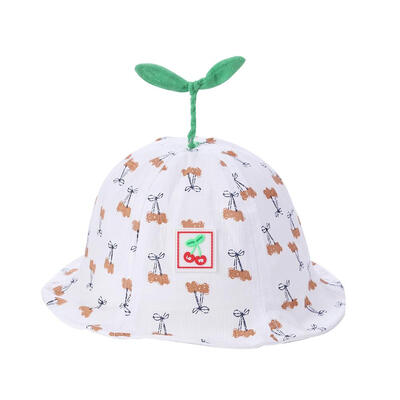 

Baby Basin Cap Summer Soft Cotton Cute Caps Sun Hat Palace Cap for Girls