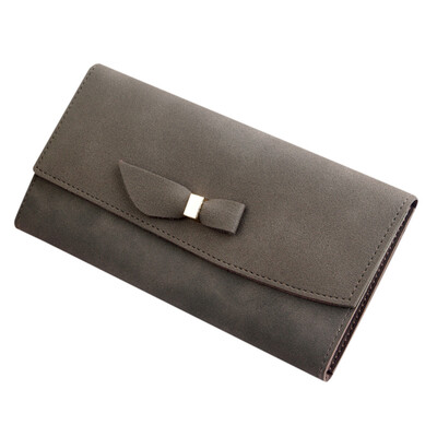 

Tailored Women Long Style Fashion Bow Stitching Multi-card Coin Purse Card Holder Bag
