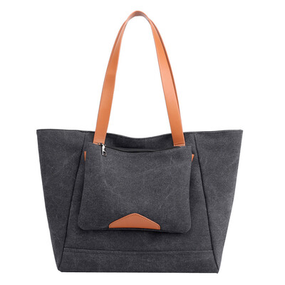

Tailored Leisure Shopping Travel Canvas Large Capacity Shoulder Bag Handbag Bag