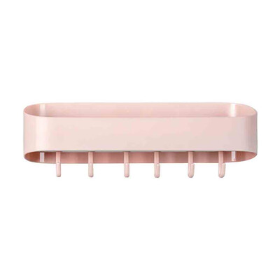 

Gobestart Home Bathroom Kitchen With Hook Free Punching Storage Rack Utility Hook