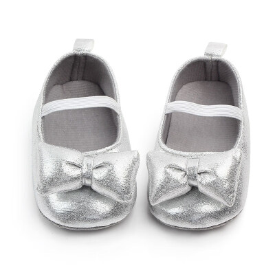 

New born Cute Princess Baby Girls Soft Crib Shoes Prewalker Soft Sole Moccasin Bowknot Shoes 0-18M