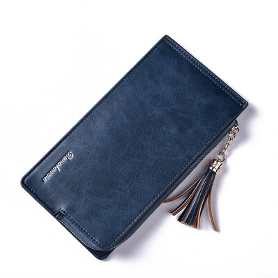 

Tailored Women Fashion Zipper Leather Wallet Leisure Bag Long Purse