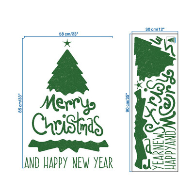 

〖Follure〗Merry Christmas Background Wall Decoration Removable Wall Stickers