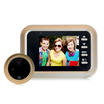 

〖Follure〗W8 24inch Color Screen HD Door Camera 160 ° Detection Video Viewer Night Visio