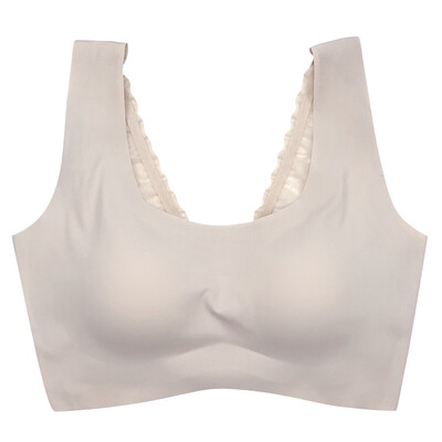 

Toponeto Women No Trace An Fashions Motion bra Corset Bra Lace Quakeproof Sleep Underwear