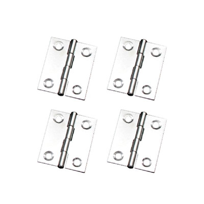 

4pcs Stainless Steel Folding Butt Hinges Back Flap Hinge Home Furniture Hardware Door Hinge