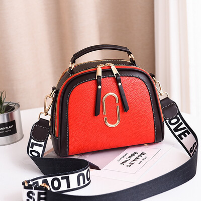 

Bag womens new Korean version of shoulder Messenger bag simple Joker fashion ladies portable small square bag