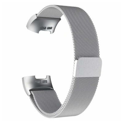 

For Fitbit Charge3 Milan Strap With 316L Stainless Steel Milan Ring Replacement Wristband