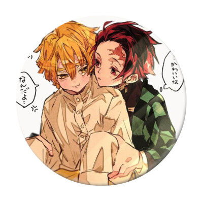 

zhongjiany Anime Demon Slayer Kimetsu no Yaiba Kamado Tanjirou Pin Button Brooch Badge