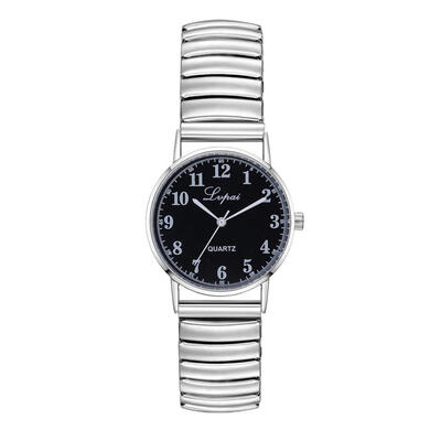 

Business Women Watches Roman Numerals Dial Ladies Quartz Wristwatch Casual Alloy Strap Clock Simple Lvpai Relojes Para Mujer