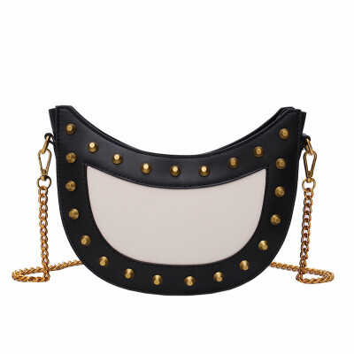 

2019 new Smiley face Crossbody Bag For Women Messemger Bags Pu Leather Shoulder Bag Fashion Famous Brand Lady Semicircle Saddle