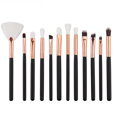 

Toponeto 12pcs Makeup Brush Set tools Make-up Toiletry Kit Wool Make Up Brush Set