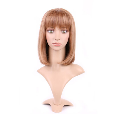 

Long Curly Synthetic Wig with Bangs Hair Wigs Heat Resistant Full Wig Full Head for Women
