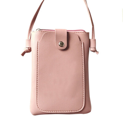 

Women PU Leather Mini Phone Bag Card Coin Bag Shoulder Crossbody Bag