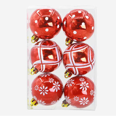 

〖Follure〗Christmas 6 Balls Wreath Door Wall Ornament Garland Decoration