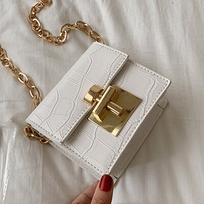 

2019 oblique straddling female students new sense of foreign temperament French minority chic chain square bag