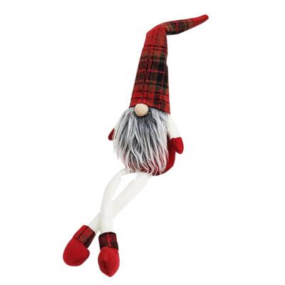 

Long Leg Sitting Tomte Christmas navidad Gnome Doll Decorations Tabletop Santa Ornaments Holiday Present