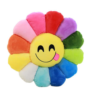 

Children Cute Colorful Sunflower Shape Games Cushion Chair Sofa Door Pad