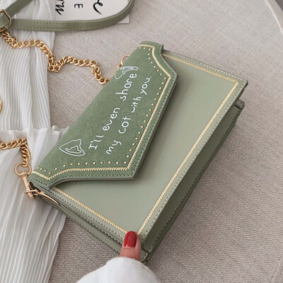 

Womens bag summer small fresh 2019 popular western style chain slung small square bag fashion girl shoulder bag