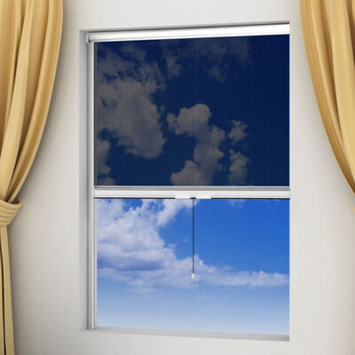 

White Roll Down Insect Screen for Windows 394"x669"