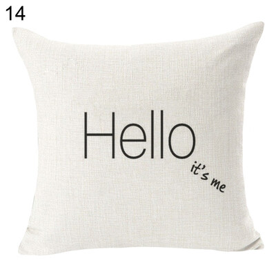 

Dreamcatcher Sun Love Letter Linen Pillow Case Cushion Cover Sofa Bed Car Decor