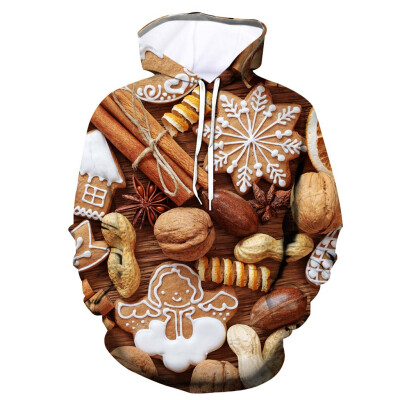 

Toponeto Mens Casual Christmas Funny 3D Print Party Long Sleeve Hoodie Top Blouse Coat