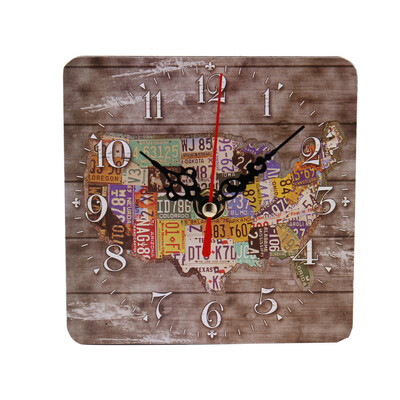 

Gobestart Vintage Style Non-Ticking Silent Antique Wood Wall Clock For Home Kitchen Office
