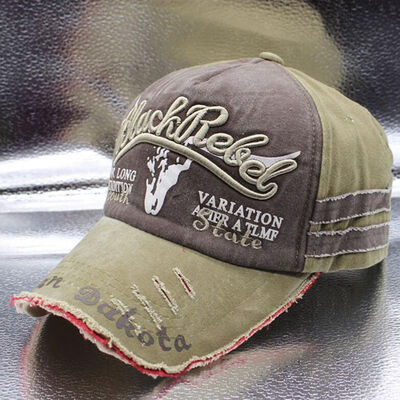 

Vintage Letter Baseball Caps Dad Casquette Snapback Caps Bone Hats For Men Women Gorras Washed Cotton Cap