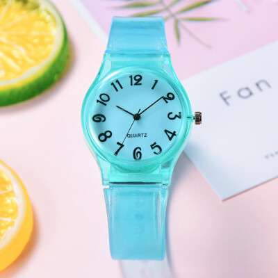 

Fruit color childrens gift watch fashion silicone strap