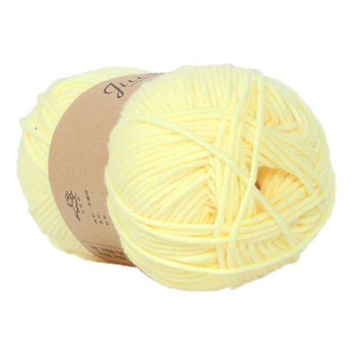 

Gobestart 1PC 50g Chunky Colorful Hand Knitting Baby Milk Cotton Crochet Knitwear Wool A