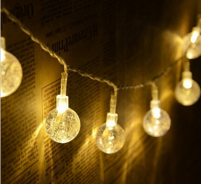

Crystal ball new year outdoor lights flashlights lights holiday lights ball batteries led small lanterns waterproofing