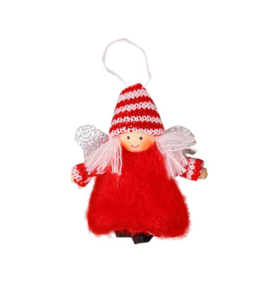 

Siaonvr Christmas Decoration Christmas Plush Angel Creative Cartoon Wings Pendant