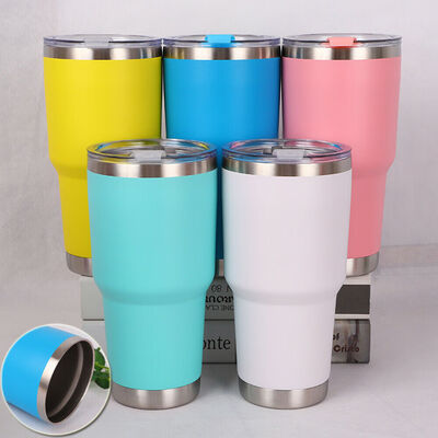 

30oZ Stainless Steel Tumbler Vacuum Double Wall Insulation Travel Mug Cup Coffee