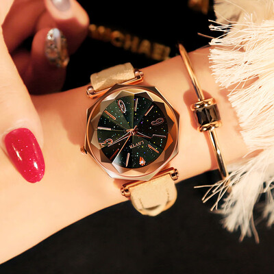 

Womens watch waterproof fashion models actress empty students Korean version of the simple casual atmosphere trend waterproo
