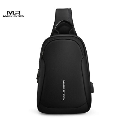 

MARK RYDEN Portable Fashionable Casual Anti-Theft Multifunctional Waterproof USB Charging Men Single-Shoulder Bag