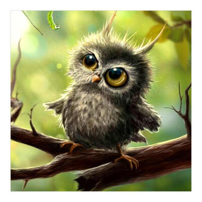 

5D DIY Full Drill Diamond Painting Small Bird Cross Stitch Embroidery Kit