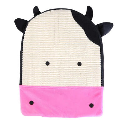 

Cute Cartoon Cats Sisal Hemp Scratch Claws Board Bite Resistance Pets Toys