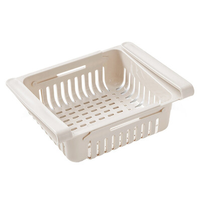 

Home Refrigerator Food Fruit Slide Storage Box Basket Organizer Kitchen Gadget